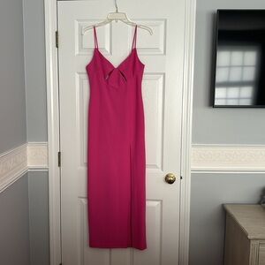 Hello Molly Fuchsia Midi Dress - NEW with tags!